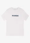 Aspesi Silenzio Print T-shirt In White