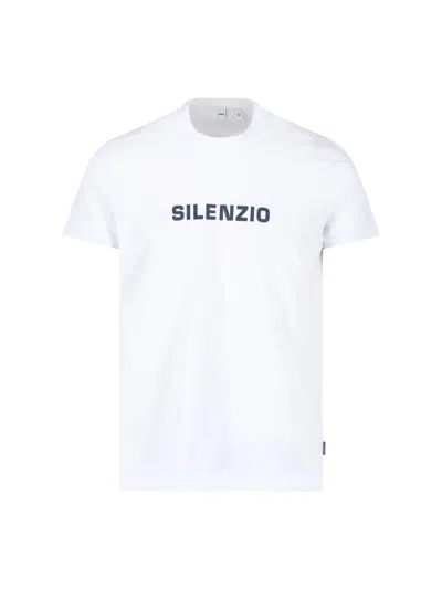 Aspesi 'silenzio' T-shirt In White