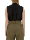 Aspesi Silk Blend Shirt In Black