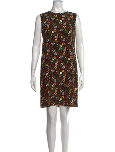 Pre-owned Aspesi Silk Mini Dress In Black