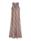 Aspesi Silk Silk Saggia Saglia Dress Degrade In Pink