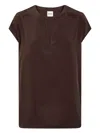 Aspesi Linear Classic Top In Brown