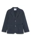 Aspesi Single-breasted Blazer In Blue