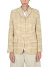 Aspesi Tailored Jacket Checked Pattern In Multi