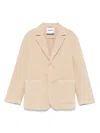 Aspesi Single-breasted Blazer In Neutrals