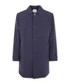 Aspesi Single Breasted Casual Jacket In Blue
