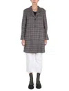 Aspesi Single-breasted Coat In Black
