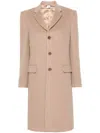 Aspesi Single-breasted Coat In Neutrals