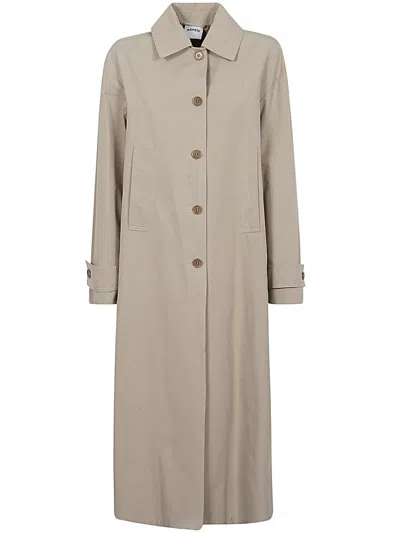 ASPESI ASPESI SINGLE BREASTED LONG SLEEVED TRENCH COAT