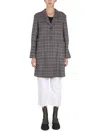 Aspesi Single-breasted Coat In Pattern