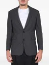 Aspesi Single-breasted Jacket In Black