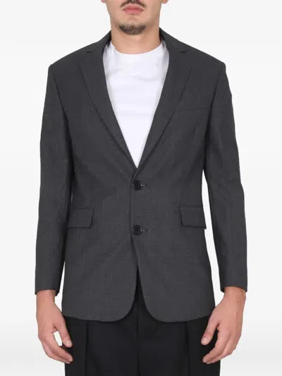 Aspesi Single-breasted Jacket In Black