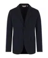 Aspesi Single-breasted Suit Jacket In Blue