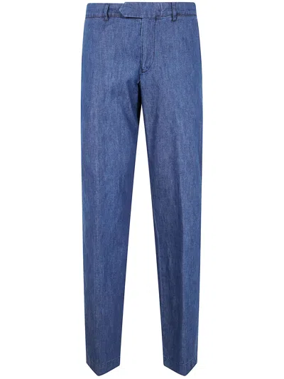 Aspesi Skinny 5pockets Denim In Medium Denim Blue