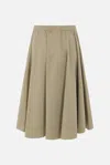 Aspesi Cotton Midi Skirt
