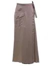 Aspesi Skirts Green In Neutral