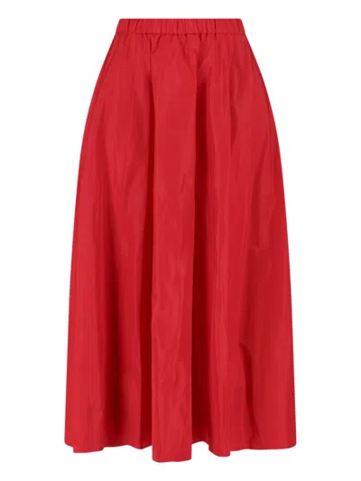Aspesi A Mid-length Half-length Skirt In Red