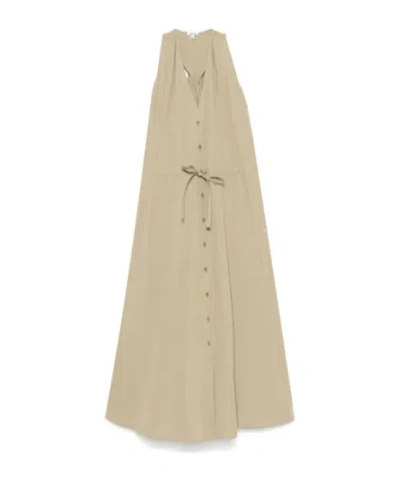 Aspesi Sleeveless Dress In Neutral