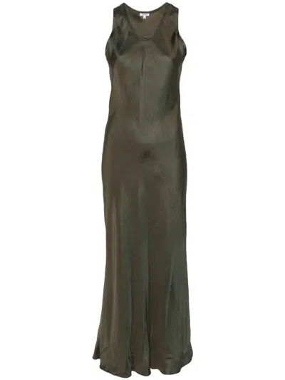 Aspesi Sleeveless Maxi Dress In 绿色