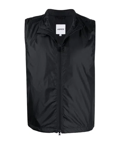 Aspesi Sleeveless Vest In Black