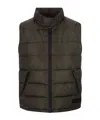 Aspesi Sleevless Zipper Vest In Black