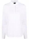 Aspesi Pointed-collared Buttoned Shirt In White