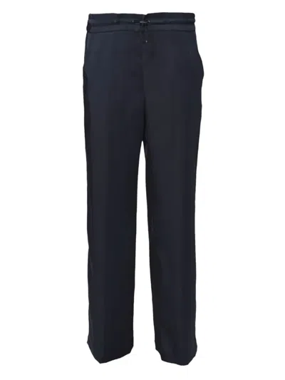 Aspesi Slim-fit Pleated Trousers In Black
