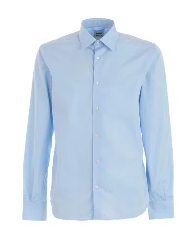 Aspesi Slim-fit Shirt In Blue