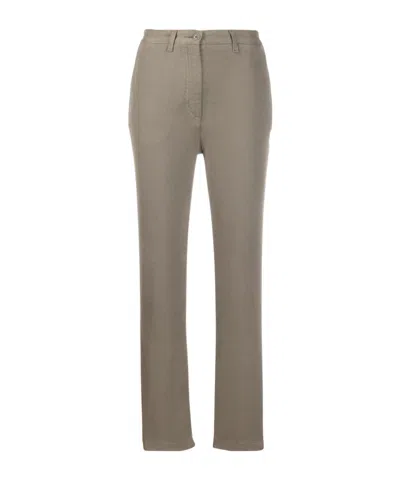 Aspesi Slim Fit Trousers In Brown