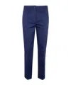Aspesi Slim Tailored Pants In Blue