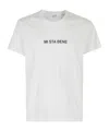 Aspesi Slogan-print T-shirt In White
