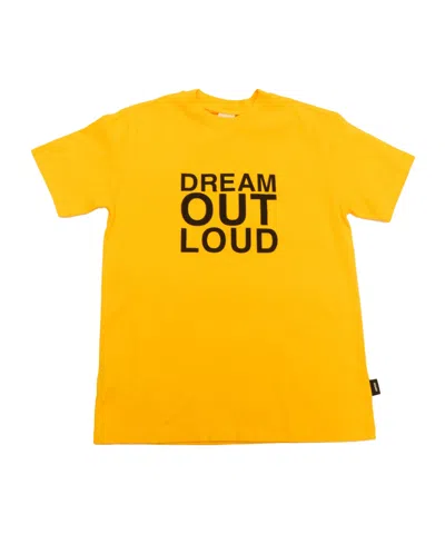 Aspesi Slogan-print T-shirt In Yellow