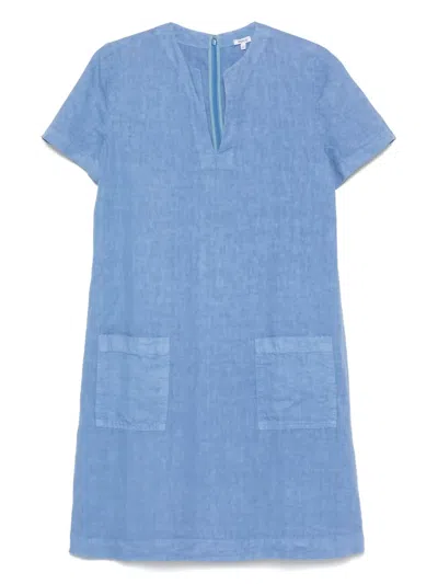 Aspesi Slub Linen Mini Dress
