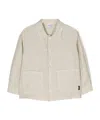 Aspesi Slub Linen Shirt In White