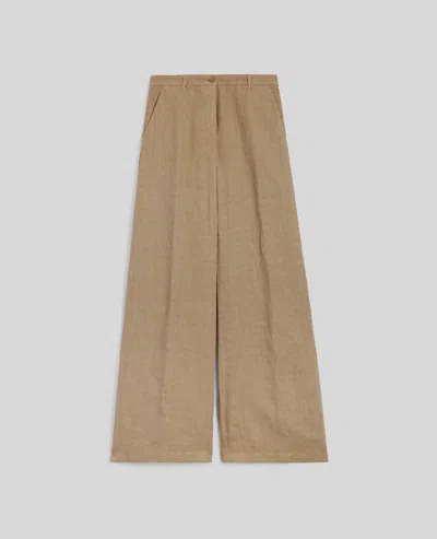 Aspesi Slub Linen Trousers