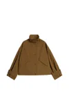 Aspesi Snap-button Flap-pocket Jacket In Brown