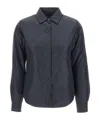 Aspesi Collared Jacket With Button Cuffs And Pockets In Blue