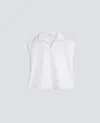 Aspesi Sommet En Popeline De Coton In White