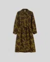 Aspesi Hibiscus-print Coat In Fiore Militare