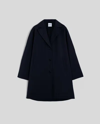Aspesi Soprabito Kaiah In Tela Di Misto Cotone - Blu Navy