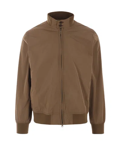 Aspesi Stand-neck Zipper Jacket In Green
