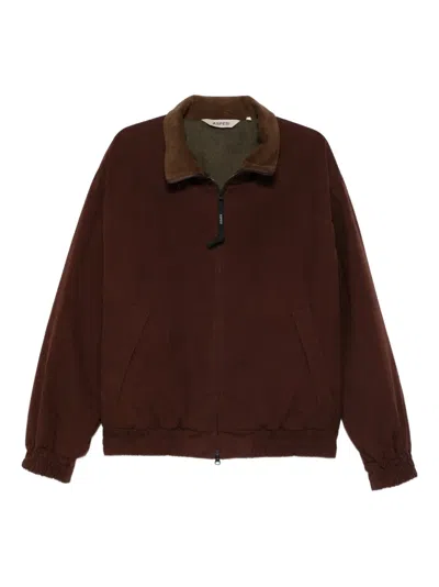 Aspesi Stanton Dry Wax Jacket In Brown
