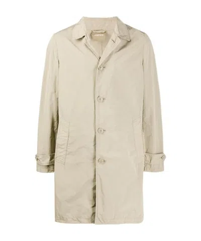 Aspesi Straight-fit Coat In Nude