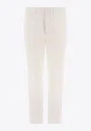 Aspesi Straight-leg Chino Pants In White