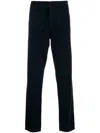 Aspesi Straight-leg Corduroy Trousers In Black
