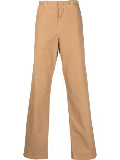 Aspesi Straight-leg Cotton Trousers In 中性色