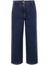 Aspesi Denim High Rise Straight Jeans In Blue