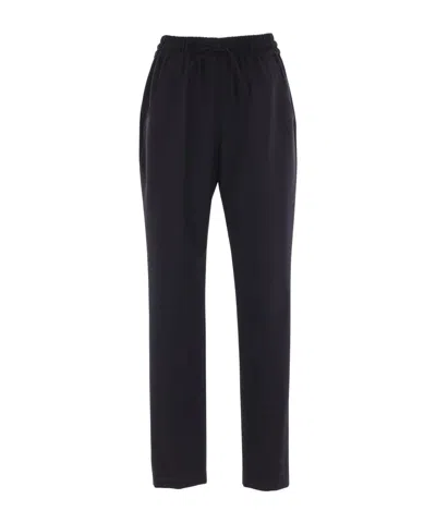 Aspesi Straight-leg Tailored Trousers In Black