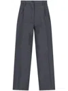 Aspesi Cotton Trousers In 灰色