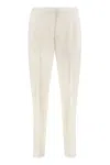 Aspesi Straight Leg Trousers Elastic Waistband